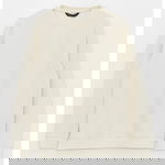 Bluza de trening din amestec de bumbac cu decolteu la baza gatului