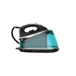 Statie de calcat Cecotec Total Iron Steam Pro, 2400 W, 135 g/min, 6 bari, 2 L, anti-picurare, CyclonClean, temperatura reglabila, talpa ceramica, Negru/Albastru