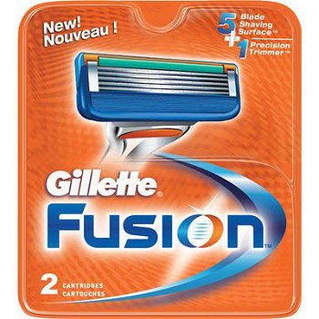 Rezerve pentru aparat de ras Gillette Fusion, set 2 bucati Rezerve pentru aparat de ras Gillette Fusion, set 2 bucati