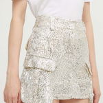 Aniye By fusta culoarea bej, mini, creion, 185028, Aniye By