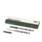 2 ballpoint pen refills (m) irish green, Montblanc