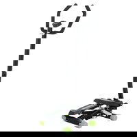 HOMCOM Stepper Profesional Fitness cu Manubriu si Corzi, 40x48x118cm, HOMCOM