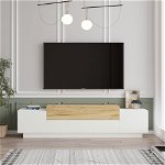 Comoda TV, Locelso, FD1, 160x38.7x37.3 cm, Bronz, Locelso