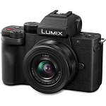 Aparat foto Mirrorless PANASONIC Lumix DC-G100, Vlogging, 20 MP, 4K, Obiectiv Lumix 12-32/f:3,5-5,6