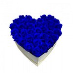 Aranjament floral inima cu trandafiri de sapun Special M, FashionForYou