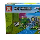 Set de constructie SX, My World of Minecraft cu parti mobile, 252 piese tip lego, OEM