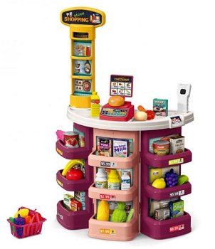 Set de joaca pentru copii supermarket cu casa de marcat AliBibi