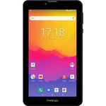 Tableta Prestigio Q Mini, 7 inch Multi-Touch, Quad Core 1.7GHz, 1GB RAM 16GB flash, Wi-Fi, Bluetooth, 4G, Android 8.1 Go Edition, Black