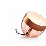 Lampa LED RGB Philips Hue Iris, gen4, Bluetooth, 8.2W, 570 lm, lumina alba si color (2000-6500K), IP20, 20.4cm, Copper