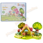 Puzzle 3d - Casuta cu copac, 