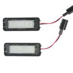 Corp iluminare numar inmatriculare LED, ligght colour: white; set, 12V,, with Aprobate pentru uz public compatibil: VW GOLF IV, LUPO I, NEW BEETLE, POLO 08.97-10.10, M-TECH