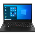 Ultrabook Lenovo ThinkPad X1 Carbon 8 14 Ultra HD Intel Core i7-10510U RAM 16GB SSD 1TB 4G Windows 10 Pro Negru