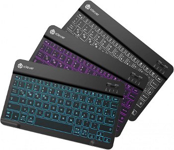 Tastatura Wireless iClever, RGB, Bluetooth 5.1, 24,7 x 15 x 0,6 cm