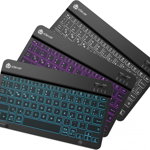 Tastatura Wireless iClever, RGB, Bluetooth 5.1, 24,7 x 15 x 0,6 cm