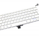 Tastatura Alba Apple MacBook A1342 2009 layout UK fara rama enter mare