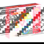 Set magnetic de construit- Magformers Basic Plus, 26 piese, Clicstoys, 2-3 ani +, Clicstoys