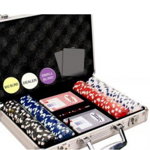 Set Poker / Zaruri servieta metalica, la 110 RON in loc de 240 RON, CRIDARO - PRODUKT