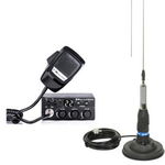 Kit Statie radio CB Midland M Zero Plus + Antena Midland ML145 cu magnet (Negru)