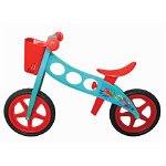 Bicicleta fara pedale (pedagogica) 'NFUN 'NRIDE POLLOCK, Rosu/Albastru, 'NFUN