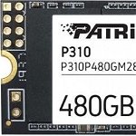 Patriot P310 480GB M.2 2280 PCI-E x4 Gen3 NVMe SSD (P310P480GM28), Patriot