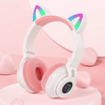 Căști la modă Bluetooth Kitty Colour - Pink Colour - Pink, Europe Warehouse
