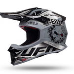 Casca Enduro/atv Ufo Intrepid, Culoare Negru/gri Lucios, Marimea L, UFO