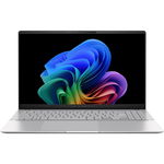 Laptop Vivobook S OLED 15.6 inch Snapdragon X Elite X1E-78-10 32GB 1TB SSD Windows 11 Home Silver AI, ASUS