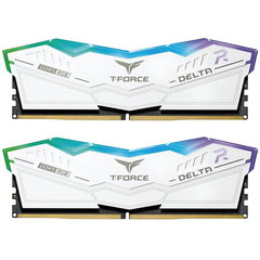 Memorie RAM TeamGroup Delta RGB, 32GB (2x16GB), 6000MHz, Alb
