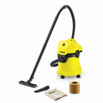 Aspirator umed/uscat Karcher WD3, 1000 W, rezervor 17 L