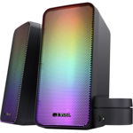 Boxe GXT 611 WEZZ 2.0 Speaker Set RGB LED Negru, Trust