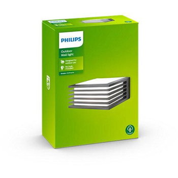 Aplica exterior Philips Shades E27 1x42W IP44 aluminiu Antracit