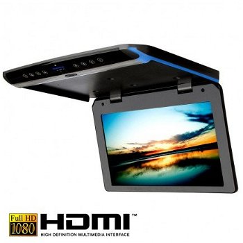 Monitor de plafon Ampire OHV156-HD HD ultra-slim de 39,6cm (15,6″) cu USB, HDMI, Ampire