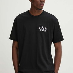 Vans tricou din bumbac barbati, culoarea negru, cu imprimeu, VN000HG2BLK1, Vans
