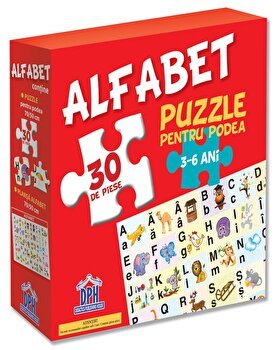 Puzzle pentru podea - Alfabet, DPH, 2-3 ani +, DPH