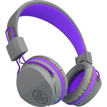 Casti pentru copii JLAB JBuddies Studio Kids, Bluetooth, Over-Ear, Graphite/Violet