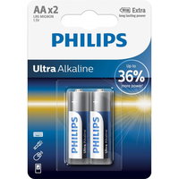 Baterie PH ULTRA ALKALINE AA, 2 BUC, Philips