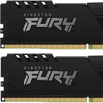 Memorie RAM Kingston FURY Beast, KF426C16BBK2/16, 16GB DDR4, 2666MHz CL16, Dual Channel Kit, Kingston Fury
