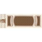Faianta baie rectificata Kaila Royal HL, bej-maro, lucios, model, 75 x 25 cm, Mathaus