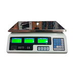 Cantar Electronic Klausstech Comercial, Afisaj Dublu, Masa Maxima Suportata 40 Kg, Afisaj Lcd, Platforma Inox, Indicator Nivelul Baterie, Design Compact, KlaussTech