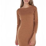 Rochie-puloer tricotata fin cu terminatii striate