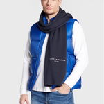 Tommy Hilfiger Fular Horizon AM0AM10372 Bleumarin, Tommy Hilfiger