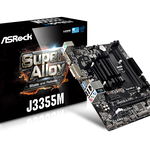 Placa de baza ASROCK J3355M, Intel® Dual-Core Processor J3355 , Micro ATX , Sloturi 2 , DDR3 , Chipset SoC, ASRock