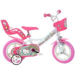 Bicicleta copii Dino Bikes 12" Hello Kitty