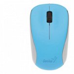 Mouse Genius NX-7000 wireless, PC sau NB, wireless, 2.4GHz, optic, 1200 dpi, butoane/scroll 3/1, albastru, GENIUS