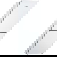 BOSCH Combina frigorifica Bosch KGV362WEAS, 308 l, Clasa E, LowFrost, Iluminare LED, H 186 cm, Alb, BOSCH