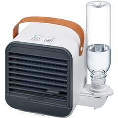 Ventilator personal Beurer LV50 Fresh Breeze, 2 in 1, alb, 14x14x12cm, alimentat prin USB, 3 setari de putere