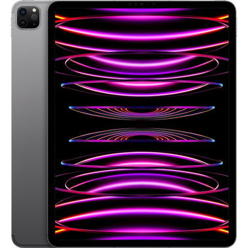 Tableta Apple iPad Pro 12.9 Cellular (2022), Procesor Apple M2 Octa-Core, IPS LED Capacitive touchscreen 12.9inch, 128GB Flash, 8GB, Camera Duala 12+10 MP, Wi-Fi, Bluetooth, 5G, iPadOS (Gri), Apple