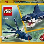 Set LEGO Creator 3 in 1 - Creaturi marine din adancuri 31088