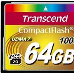 Card de memorie Transcend 64GB Compact Flash 1000x