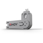 Lindy Cheie de blocare porturi USB tip A Lindy, alb, Lindy